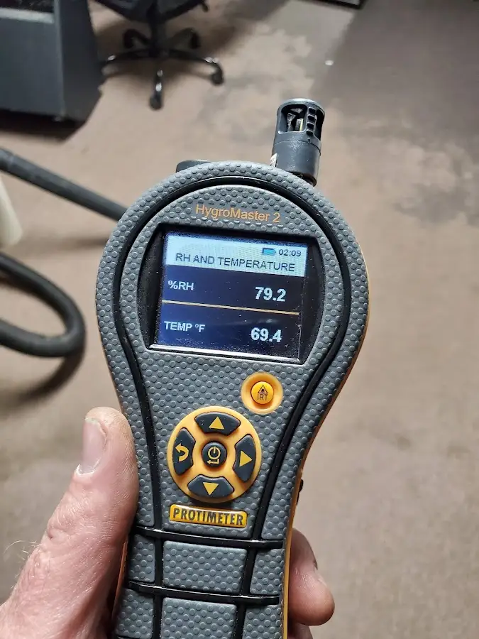 Moisture meter humidity assessment for Fire & Smoke Damage Restoration in Hockessin